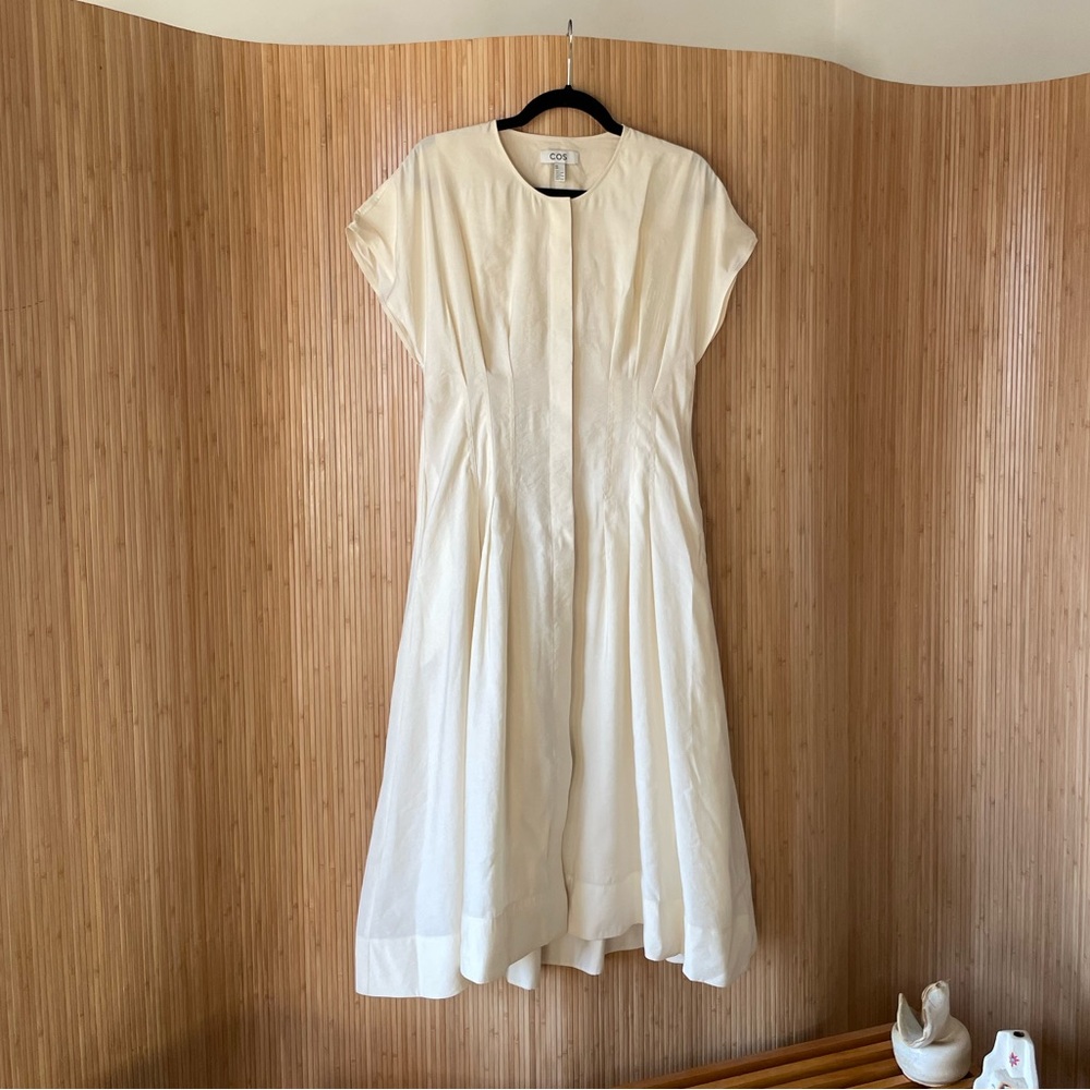 Cos Dress Cream Size 4